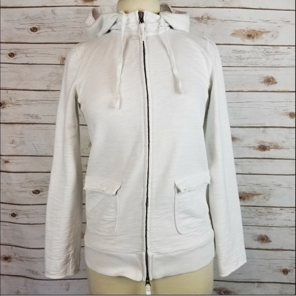 J. Crew rumpled French terry hoodie